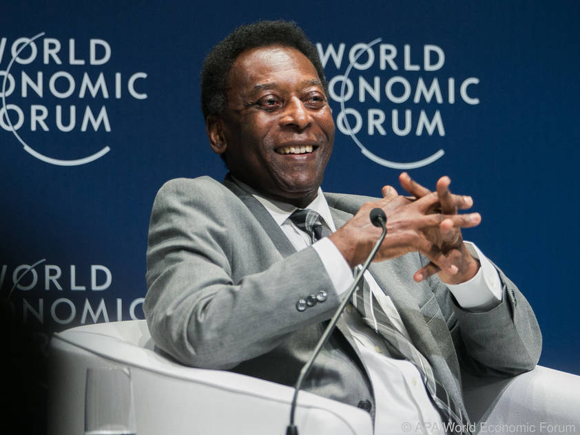 Pele sprach 2018 beim Weltwirtschaftsforum für Lateinamerika