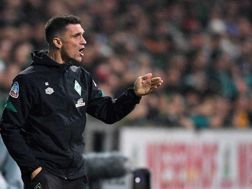 Zenkovic betreute Bremen am vergangenen Wochenende gegen Schalke