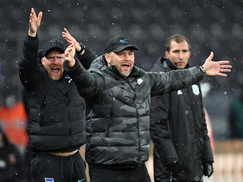 Neuendorf (l.) war Dardais Co-Trainer bei Hertha Neuendorf (l.) war Dardais Co-Trainer bei Hertha