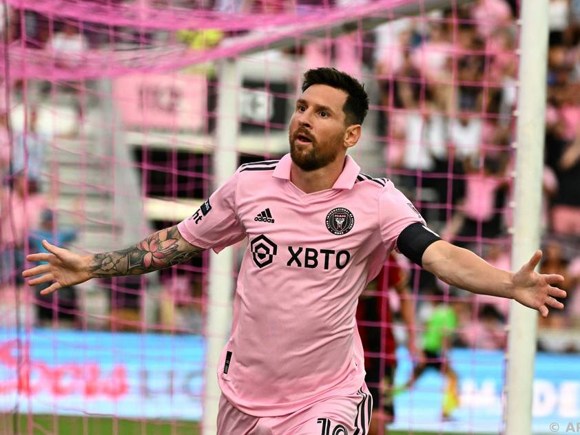 Messi jubelte auch im zweiten Spiel für Inter Miami Messi jubelte auch im zweiten Spiel für Inter Miami
