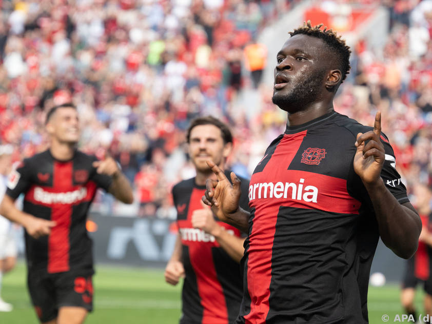 Neuzugang Boniface bejubelt ein Double für Leverkusen Neuzugang Boniface bejubelt ein Double für Leverkusen