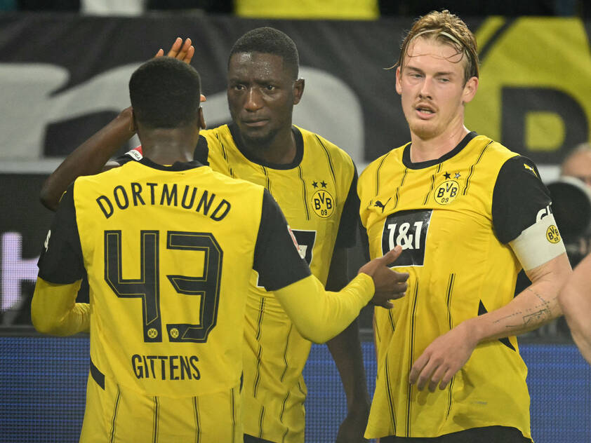 Guirassy traf in der 83. Minute zum 2:1 Guirassy traf in der 83. Minute zum 2:1