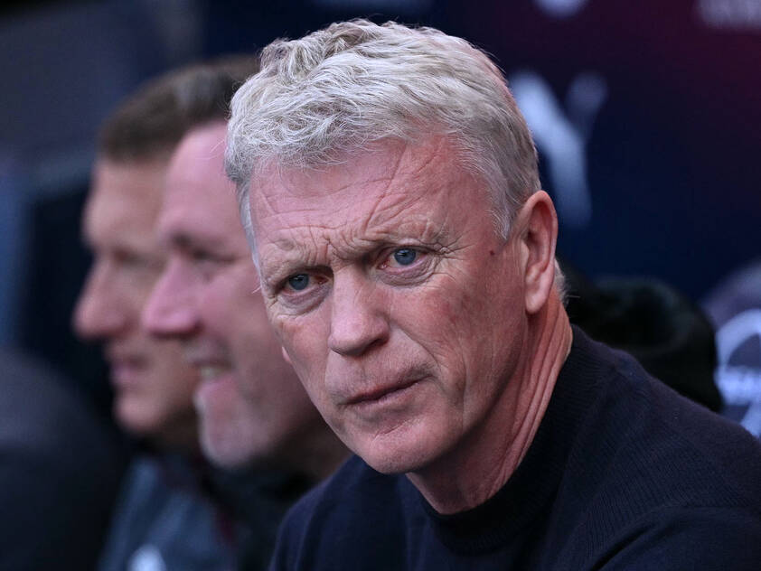 Moyes genießt auf der Moyes genießt auf der