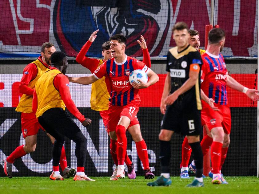 Mathias Honsak traf zum 2:2 Mathias Honsak traf zum 2:2