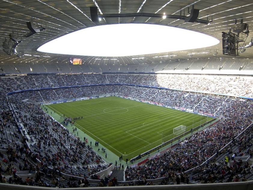 Die Münchner Allianz-Arena ist sicher in einer Favoritenrolle auf ein Spiel der EM 2020