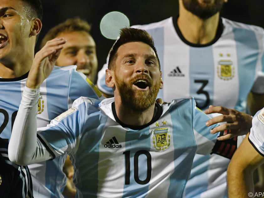 Alle drei Treffer Argentiniens gingen auf das Konto von Lionel Messi