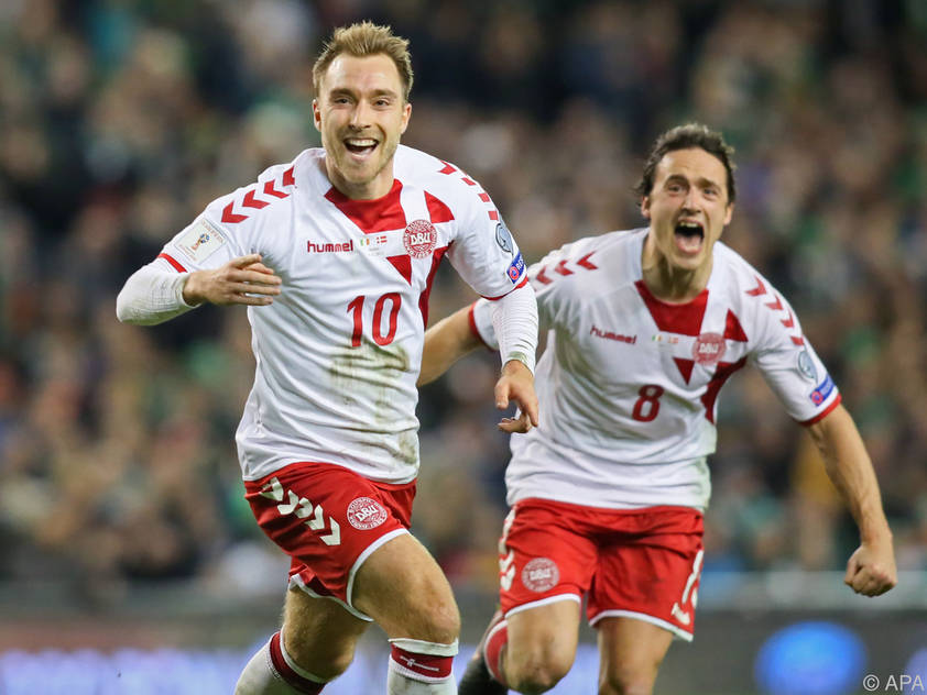 Ein Hattrick von Christian Eriksen sicherte Dänemark das WM-Ticket