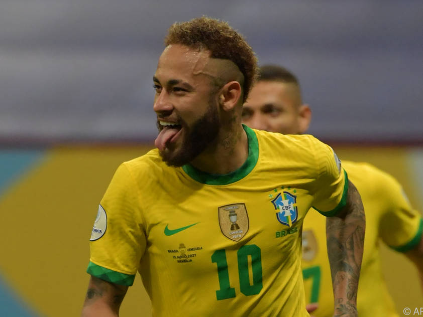 Neymar steuerte einen Treffer zum 3:0 bei