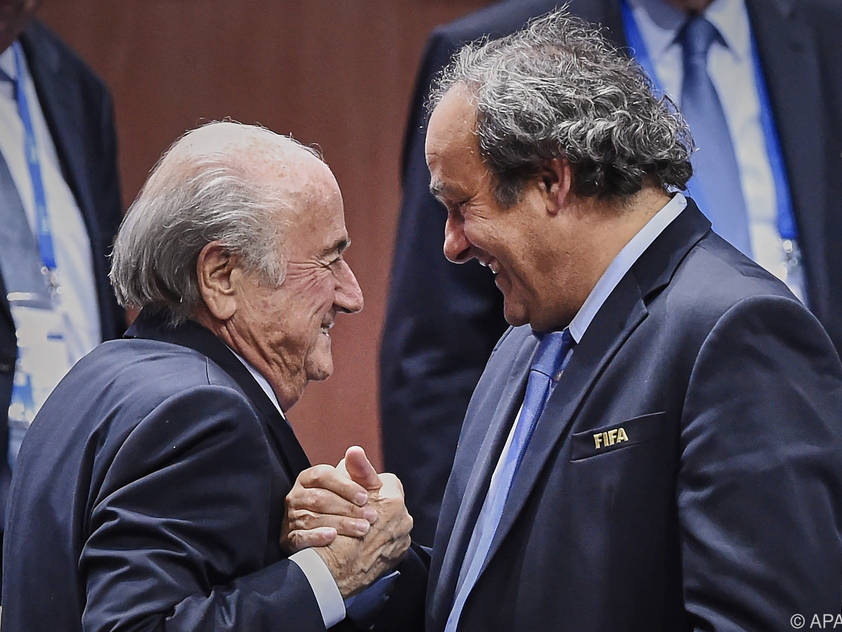 2015 waren Blatter und Platini noch Verbündete