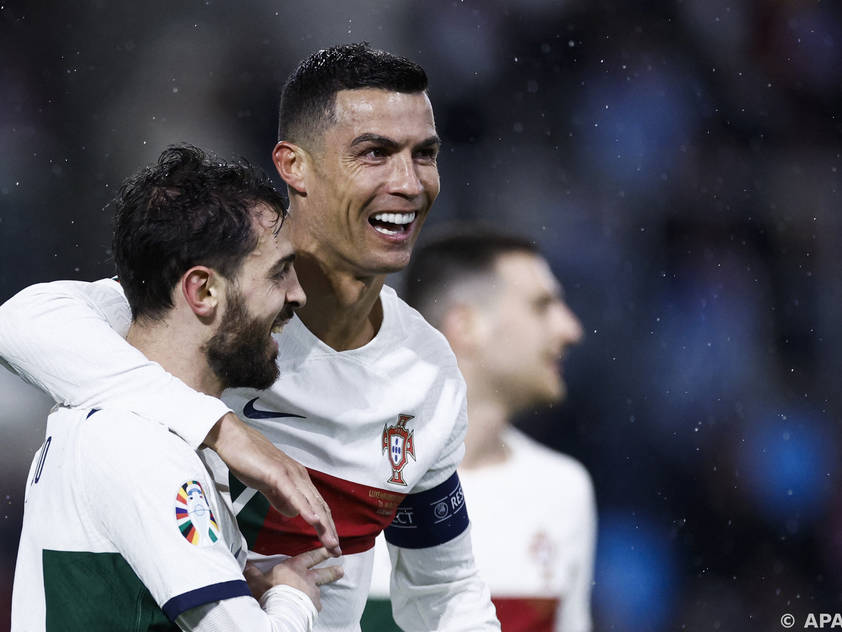 Ronaldo hat wieder Freude im Portugal-Trikot