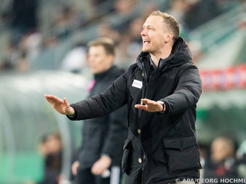 Trainer Maximilian Senft landete mit Ried einen Befreiungsschlag Trainer Maximilian Senft landete mit Ried einen Befreiungsschlag