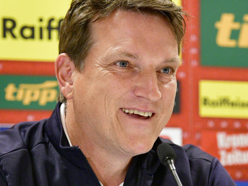 Andreas Herzog ist zuversichtlich Andreas Herzog ist zuversichtlich