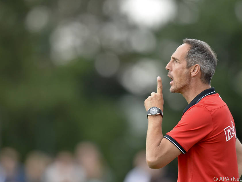 Salzburg-Trainer Adi Hütter bestätigt Favoritenrolle