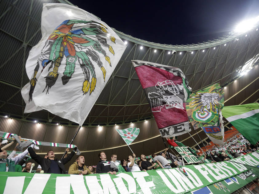 Die meisten Zuschauer hat Rekordmeister Rapid Wien Die meisten Zuschauer hat Rekordmeister Rapid Wien