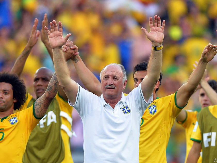 Scolari beschwerte sich über Chile-Coach Scolari beschwerte sich über Chile-Coach