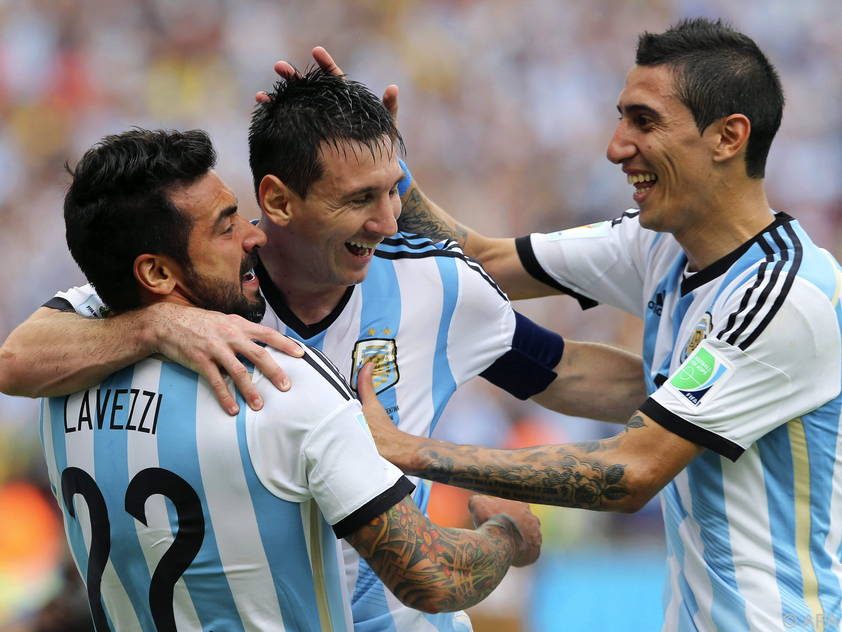 Lavezzi, Messi, Di Maria - dieses wunderbare Fußballer-Trio schenkte Rosario der Welt