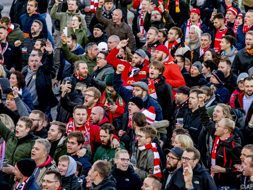Union-Fans in Rotterdam