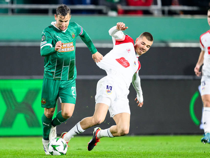Schaub schoss Rapid ins Conference-League-Viertelfinale
