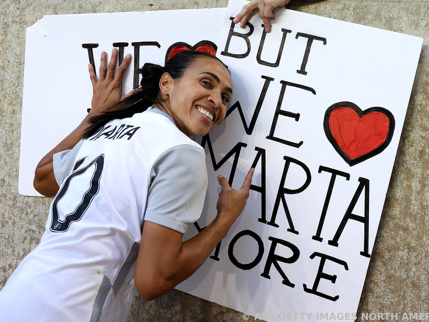 Marta kickt seit Jahren in den USA Marta kickt seit Jahren in den USA