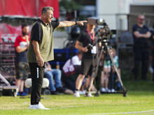 Zufriedenheit bei Rapid-Coach Zoran Barisic nach dem Cup-Aufstieg