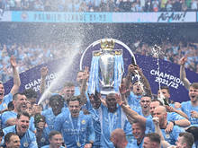 Manchester City feiert den erneuten Gewinn der Meisterschaft