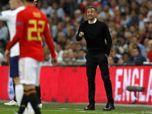 Luis Enrique stand erstmals bei Spanien an der Seitenlinie