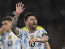 Lionel Messi erzielte das 3:0 für sein Heimatland