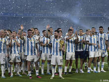 Die Argentinier ließen sich noch einmal feiern