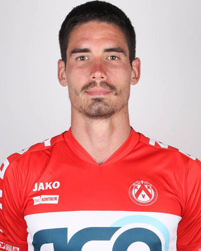 Kortrijk KV 2016-17 Home shirt MATCH WORN #20 Jovan Stojanović