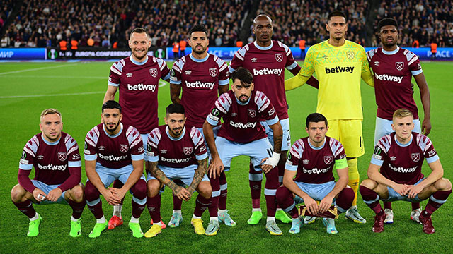 Jugadores de west ham