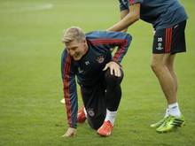 Bei Bastian Schweinsteiger läuft es im Training noch nicht so rund