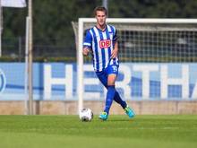Sebastian Langkamp nahm wieder am Hertha-Training teil