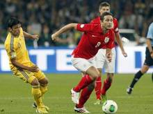 Frank Lampard spielte zum 100. Mal für England