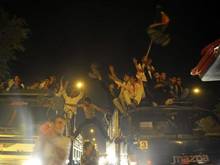 Afghanen feiern auf den Straßen den sportlichen Triumph
