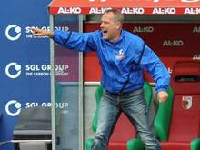 Freiburgs Trainer Christian Streich kündigte vollen Einsatz seiner Männer an. Foto: Stefan Puchner