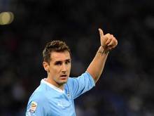 Miroslav Klose scheint bald wieder für Lazio stürmen zu können