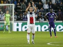 PSG-Star Zlatan Ibrahimovic bedankt sich bei den Fans des RSC Anderlecht