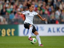 Lira Bajramaj gab gegen Slowenien ihr Startelf-Comeback. Foto: Thomas Eisenhuth