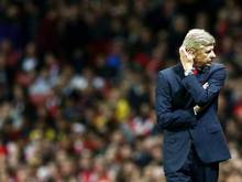 Arsenals Coach Wenger musste mit seiner Mannschaft zuletzt zwei Schlappen hinnehmen