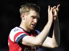 Per Mertesacker muss wegen einer Grippe pausieren
