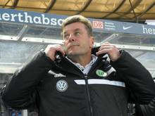 Mit Platz fünf nicht zufrieden - Wolfsburgs Trainer Dieter Hecking