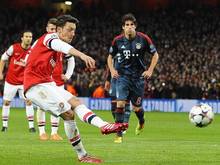 Mesut Özil stand wegen einer schwachen Leistung gegen den FC Bayern in der Kritik und wurde in der Liga geschont. Foto: Andy Rain