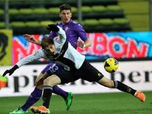 Mario Gomez sammelte gegen den FC Parma ein wenig Spielpraxis