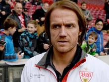 Noch hält der VfB Stuttgart an Trainer Thomas Schneider fest