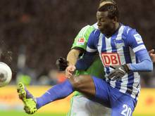 Hertha BSC bangt um den Einsatz von Stürmer Adrian Ramos