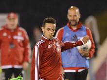 Trainer Pep Guardiola hat sein besonderes Augenmerk auf Thiago Alcantara