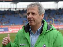 Gladbach hat unter Trainer Lucien Favre eine positive Entwicklung genommen. Foto: Peter Steffen