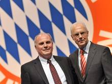 Uli Hoeneß und Franz Beckenbauer sind Freunde