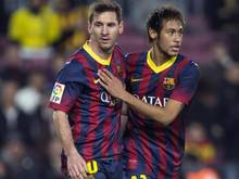 Ein Traum-Duo sind Lionel Messi (l.) und Neymar derzeit nicht