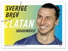 Kleb' dir einen Ibra: Zlatan Ibrahimovic als Briefmarkenmotiv